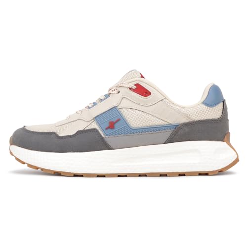 Image of Sparx Sports Shoe SM-992 Dark Grey Red for Men