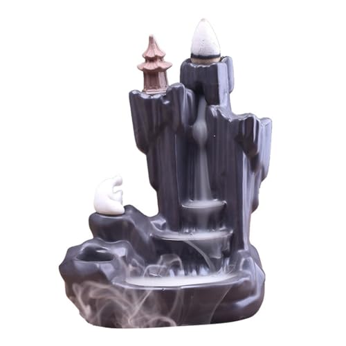 Brûleur d'encens à reflux et porte-encens cascade pour décoration zen - 2