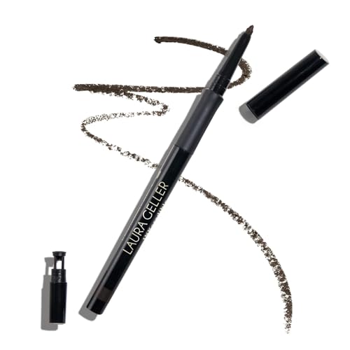 LAURA GELLER NEW YORK INKcredible Gel Eyeliner - Brown Sugar - Waterproof Smudge-proof Eyeliner Pencil - Built in Sharpener