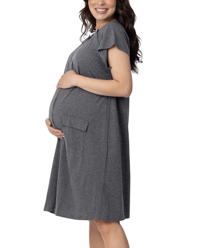 Image of Kindred Bravely Labor and Delivery Gown | 3 in 1 Postpartum Nursing Hospital Gown