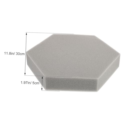 Paneles acústicos hexagonales 6 unidades para amortiguación de sonido en techos de habitaciones miniatura 2