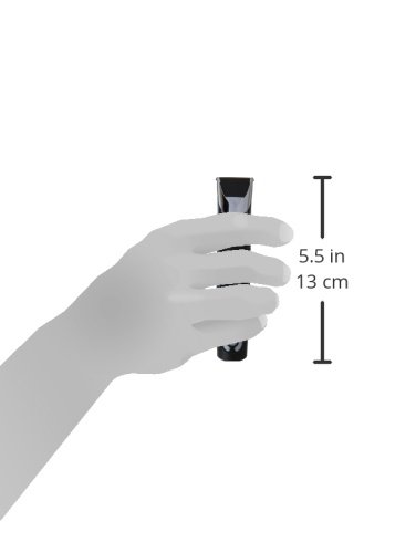 Diagram showing the dimensions of the Gillette Styler