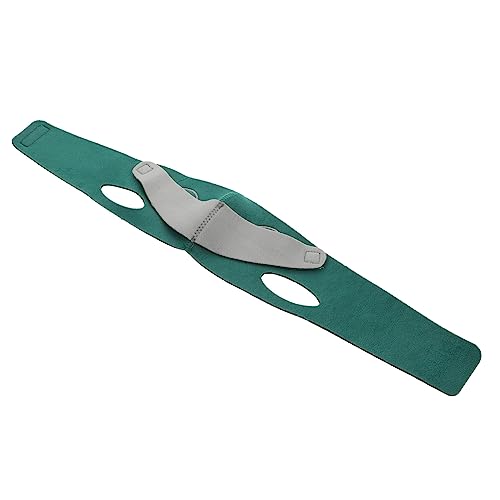 SAFIGLE 1Pieza Cinturón Reutilizable de Facial Line para y Transpirable para Rejuvenecimiento Facial y Prevención de Flacidez Color Verde Oscurocon Color