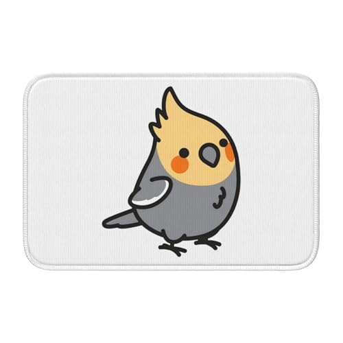 玄関マット オウム コンゴウインコ かわいい キャラクター バスマット 室内 屋外 足拭きマット カーペット おしゃれ 北欧 滑り止め付き 洗える ベットルーム 浴室 台所 寝室 業務用 家庭用 40×60cm