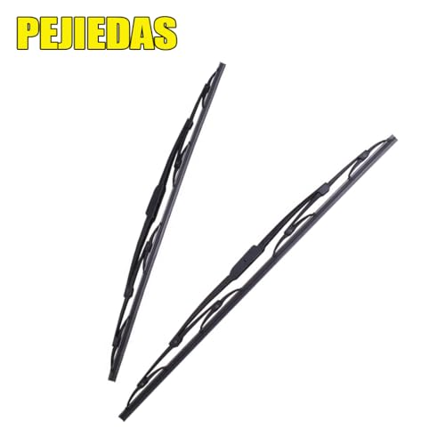 Image of Front Windshield Wiper Blades, 18 inch + 18 inch Metal Frame Wiper Blades, OEM Quality for Original Equipment Replacement (Pack of 2)