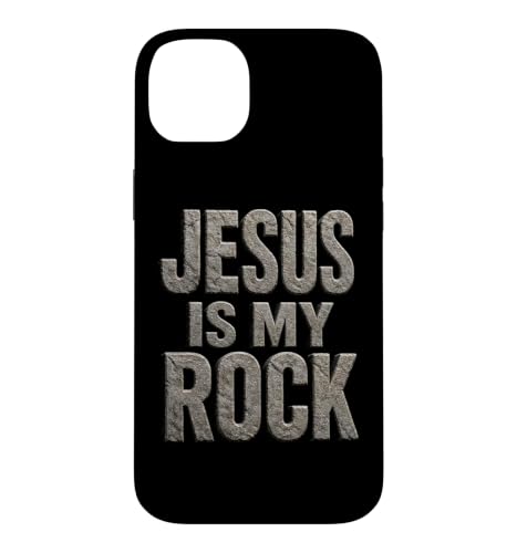 Jesus is My Rock ? Christian Faith Gospel Inspiration �X�}�z�P�[�X iPhone 14 Plus �p