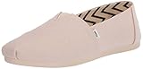 TOMS womens Alpargata Recycled Cotton Canvas Loafer Flat, Warm Natural, 8 US