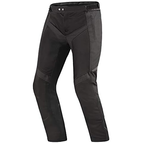 SHIMA JET - Breathable MESH Panels, Waterproof, Removable Membrane, Protector Included, Advanced Adjustment (Men, Pants, Black, L) Cover