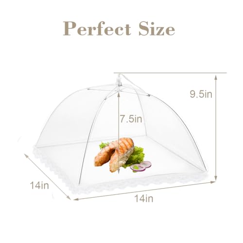 4 Pack Food Serving Tents 14 Inch