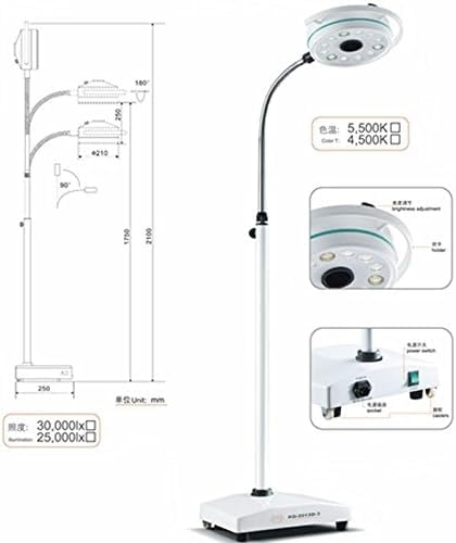 BoNew 36W Portable Adjustable Shadowless Lamp Exam Light USA