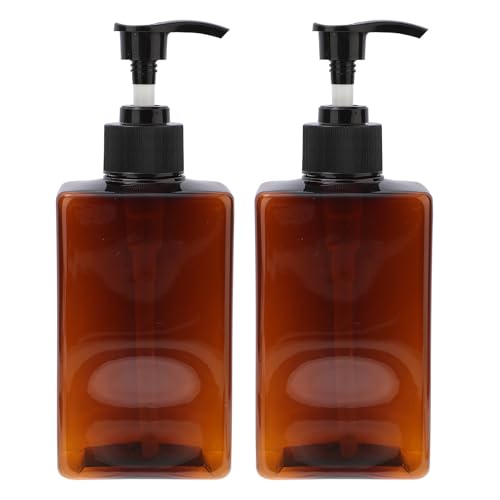 Erogatore a pompa: la bottiglia quadrata spessa con spray è un regalo fantastico per i tuoi amici, genitori e così via, bottiglie di shampoo vuote con pompa