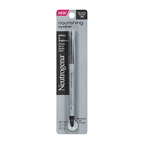 Neutrogena Nourishing Eye Liner, Brushed Pewter [20], 0.01 oz (Pack of 4)