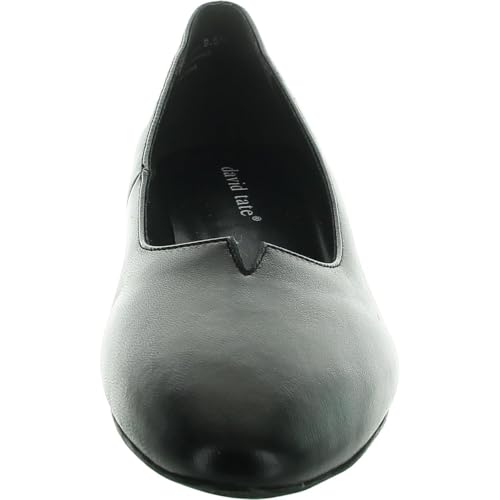 David Tate Womens Solid Leather Pumps4