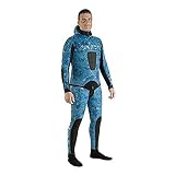 SPETTON THP903-5 3 mm Camuflaje Completo Traje, Azul Océano, X-Grande Unisex-Adult