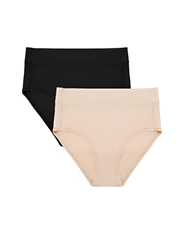 Kindred Bravely Grow With Me Maternity And Postpartum Briefs 2-Pack (Beige/Black, Large) #TOP19