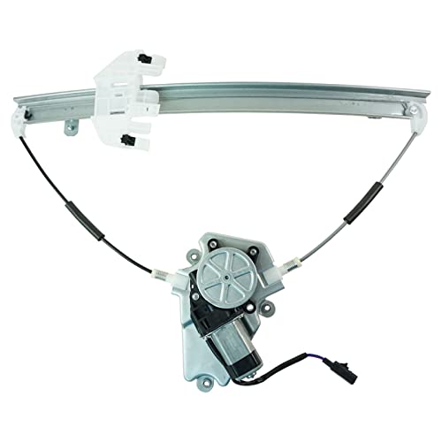 Image of TRQ Front Right Power Window Regulator & Motor Assembly Passenger Side Compatible with 2006-2007 Jeep Liberty