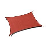 Petra's 20 Ft. X 16 Ft. Rectangle Sun Sail Shade (Hardware Included) Durable Outdoor Fabric. Up to 90% UV Protection (Terracotta)