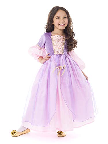 Disfraz Princesa Rapunzel Deluxe Pequeña 1-3 años miniatura 2