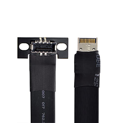 chenyang USB 3.2 Gen 2 USB 3.1 Type-E Front Panel Socket Motherboard Header Extension Cable 50cm