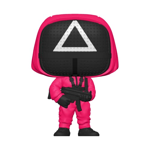Funko Pop! Television Netflix Squid Game Masked Soldier Funko Shop Figura exclusiva #1230 (protetores inclu dos)