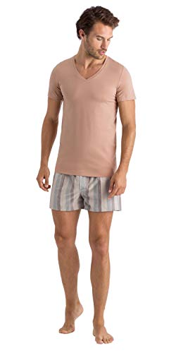 Hanro Men's Cotton Superior V-Neck Shirt