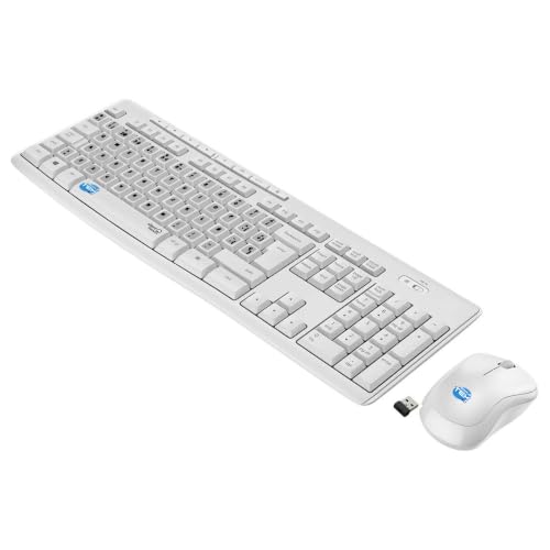 Kit ratón teclado inalámbrico y silencioso Simpletek para trabajar sin ruidos