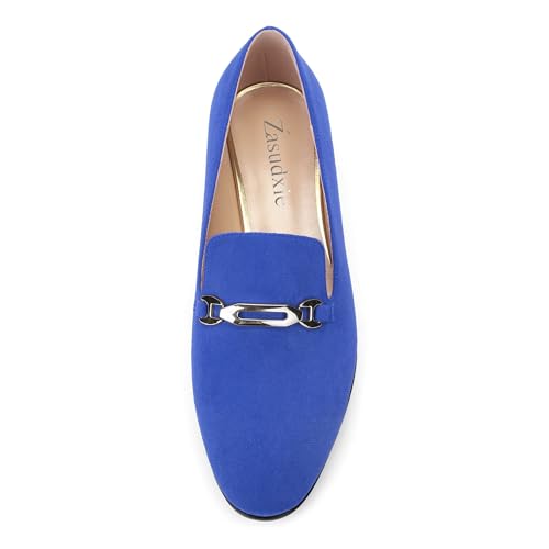 Image of Women's Loafers, Slip On Round Toe Comfortable Flats for Women Dressy and Work, Womens Business Casual Shoes
