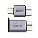 Produktbild VGOL 2 Stück USB C Stecker/-Buchse auf USB Micro B Stecker Festplattenkonverter 10 Gbit/s USB 3.2 Adapter Kompatibel mit Toshiba Kompatibel mit Seagate