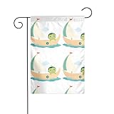 El tamaño preciso de esta bandera de jardín de YYHWHJDE El pequeño guisante en el velero es de 12 x 18 pulgadas, que es una proporción dorada cuidadosamente diseñada. Se adapta perfectamente a la gran