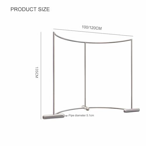 Support à vêtements incurvé combiné pour organiser un dressing moderne à la maison