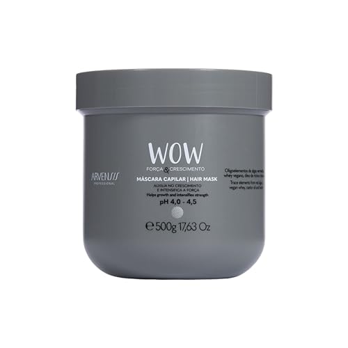 Arvensis – Máscara Capilar Wow 500g | Hidratação, Brilho, Nutrição, Fórmula Vegana, Todos os Tipos de Cabelo