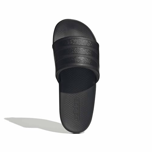 adidas adidas Women's Adilette Comfort 2.0, Black/Black/Carbon, 10