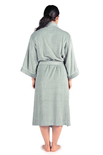 Women's Luxury Terry Cloth Bathrobe - Soft Rayon & Cotton2
