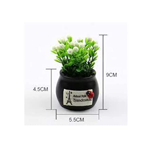 Image of Yagzon Car Dashboard Accessories Adorable Flower Pot with Anti Slip Pad and Car Perfume Car Dashboard Idols and Showpiece car Interior Accessories and Gadgets (Car Flower Pot)(Fragrance 10gm)