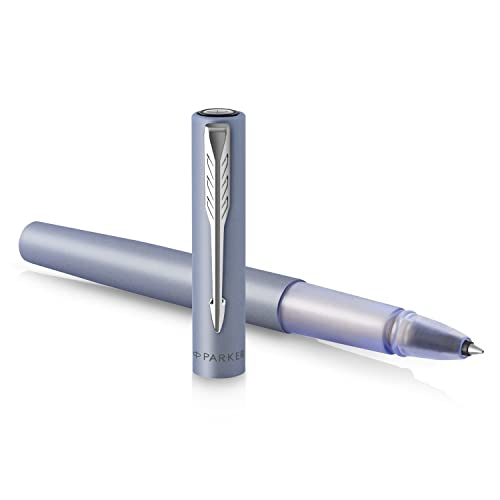 Parker Equipamiento Escolar Marca Modelo Vector Xl Metallic Silver Blue C.c. Roller Ball F