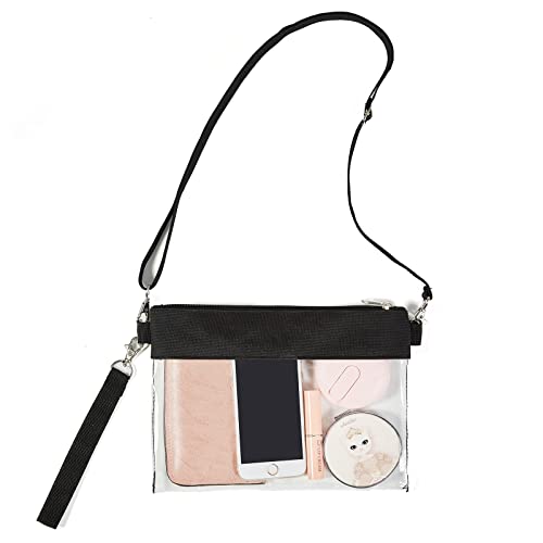 Image of gdbis Clear Crossbody Bag, Stadium Approved Clear Purse Bag for Concerts Sports Events