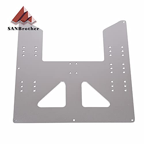 Lysee 3D Printer Parts & Accessories - 3D Upgrade Y Carriage Anodized Aluminum Plate for A8 Hotbed Support for Prusa I3 Anet A8 3D Printers