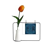 Quantité : 1 cadre photo, 1 vase en céramique, 1 fleur en plastique, 1 carte décorative, 2 clips métalliques