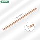M METERXITY 5-Pack Kupfer Rundstab 4mm Durchmesser 3.94 Zoll Länge T2 Lager Massivstab Drehbankstange Für Metallhandwerk DIY/Gartenbau/Industrie/Dekoration Reiner Kupferrohr
