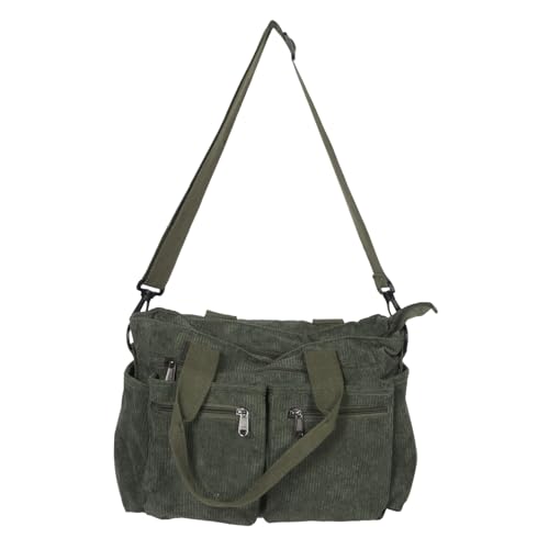 Sac fourre-tout en velours vert pour femme Holibanna