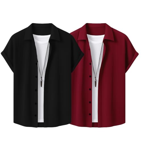 Image of Lymio Stylish Casual Regular Fit Shirt for Men|| Men Regular Fit Shirt (Available in Combo Packs) (S-Kent-)