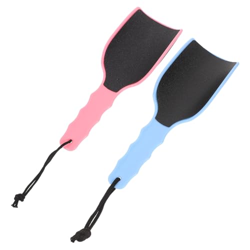 MERRYHAPY 2 Piezas Kit Raspador Doble Cara para Pies Removedor Durezas y Muerta Ergonómico Profesional y Doméstico Colores Surtidos