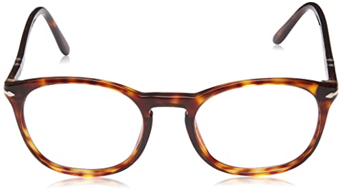 Persol Po3007V Square Prescription Eyewear Frames, Havana/Demo Lens, 50 Mm #TOP1