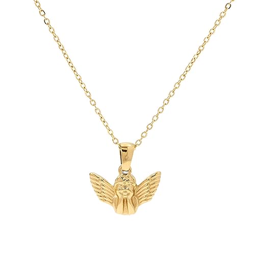 Bijou simple fait à la main IBARA, collier or 18 carats mauvais œil