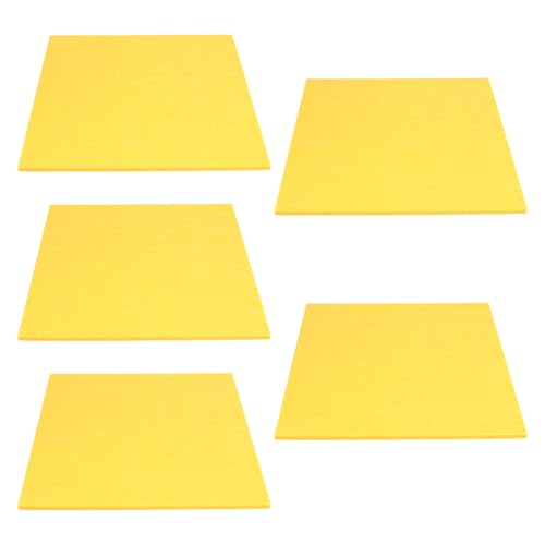 Panel acústico de fieltro para absorción de sonido, conjunto de 5 piezas, tamaño 30x30x0.9 cm, ideal para tratamiento acústico y aislamiento en sala de música y KTV miniatura 1