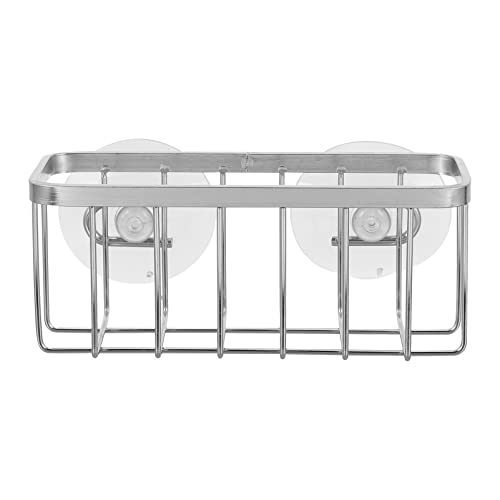 Zerodeko 1Pieza Soporte De Almacenamiento De Ventosa Inoxidable para Esponjas Organizador De Drenaje para Fregadero Estante Duradero