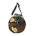 Manhattan Portage Chelsea Drum Bag Hold-All Duffle Bag with Detachable Shoulder Strap External Pockets and Keychain Hook Perfect for Travel, Work and Daily Use (Camouflage, Medium)
