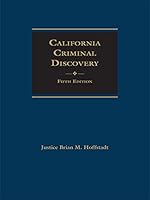 California Criminal Discovery 1632835886 Book Cover