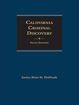 Hardcover California Criminal Discovery Book