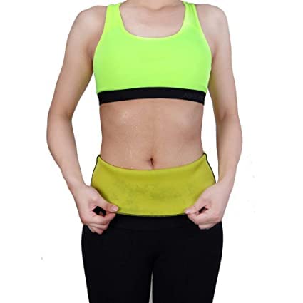 SIUPA Fat Burner Belt Weight Loss Hot Slimming Belt for Men I Women Belly Sweat Slim Belt II Weight Loss Tummy Reducer Body Shaper (Black & Yellow) (L) (B0C1CB5LBF) Amazon Price History, Amazon Price Tracker